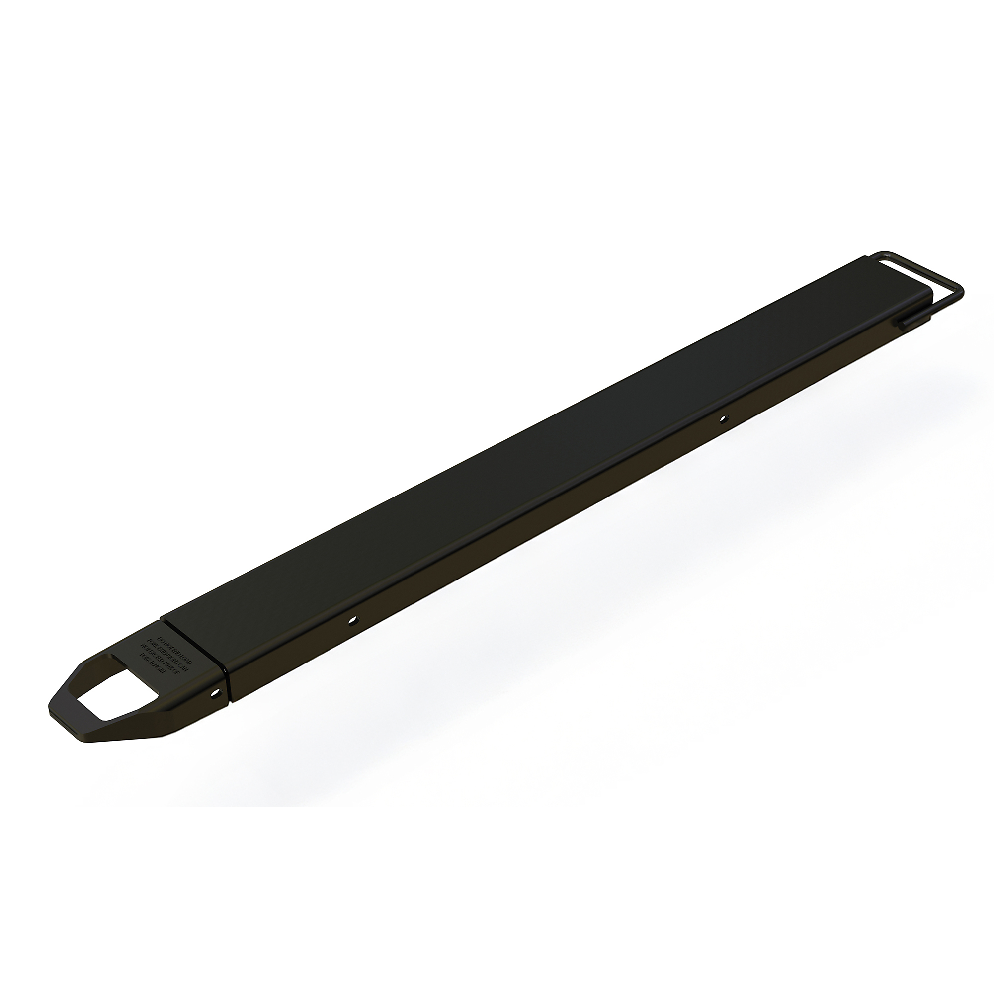 Vestil Steel Single Fork Extension — 5in. x 63in., 4,000-Lb. Capacity, Black, Model# FE-5-63-BK-EACH